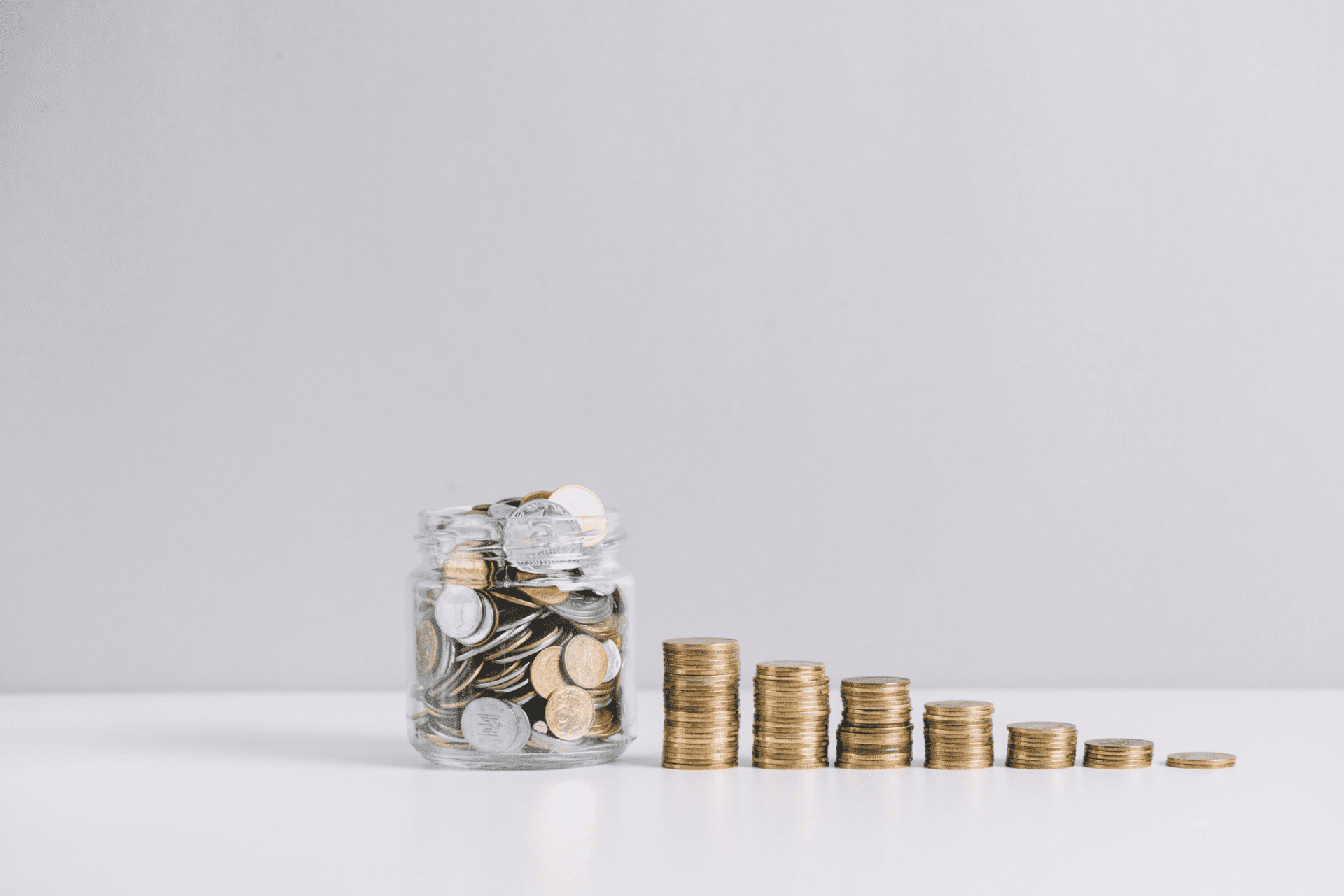 jar with coins